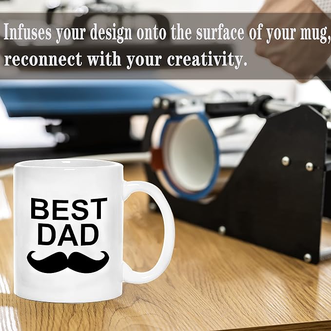 TANGLONG 11oz White Ceramic Sublimation Cups, Ceramic Cup, Sublimation Mugs - Image 5
