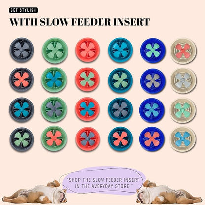 AVERYDAY Slow Feeder Dog Bowls for Large Breeds Fits Raised Feeding Station - Image 8