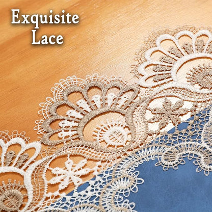 Lace Table Runner, Waterproof Oil-Proof PU Leather Table Runner - Image 4