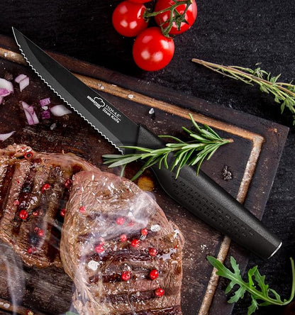 Steak Knives, Steak Knives Set of 8, Stainless Steel Steak Knife Set, Serrated - Image 7