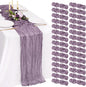 30 Pack Cheesecloth Table Runner 10FT Purple Table Runner Boho Gauze Cheese by Showgeous