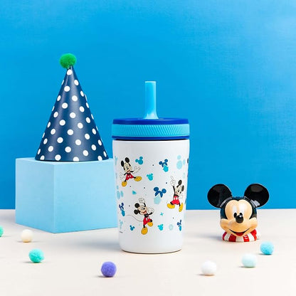 Zak Designs Disney Mickey Mouse Kelso 12oz Leak-Proof Toddler Straw Cup - Image 9