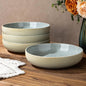 8.5" Ceramic Pasta Bowls Set of 4, Salad Bowls | Versatile Serving Bowls by TheTerra