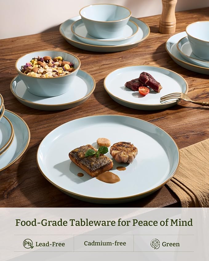 Famiware Saturn Dinnerware Sets, Ceramic Dishes - Image 4