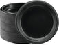 PLASTICPRO 400 PCS Black Plastic Plates Light Weight 9 Inch Plastic Dinner by PLASTICPRO