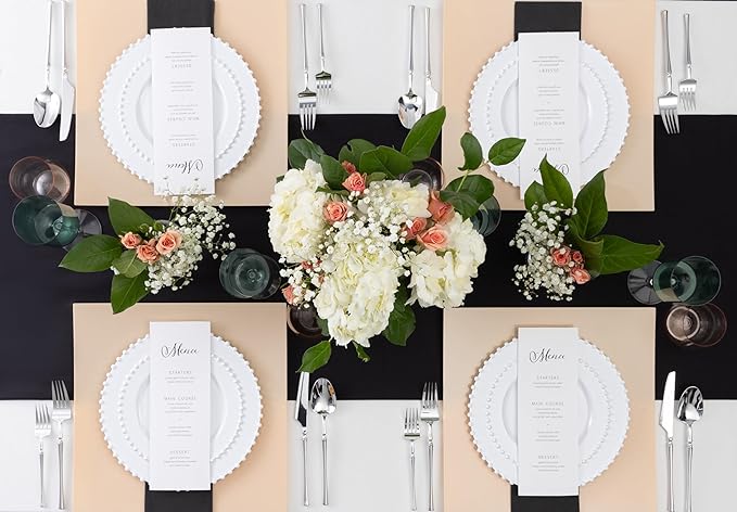 PLASTICPRO 32 Piece Combo Plastic Dinner Plates Disposable Plastic Fancy Heavy - Image 3