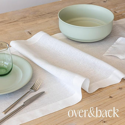 Over&Back 18x90 Washed 100% Linen Table Runner - Image 7
