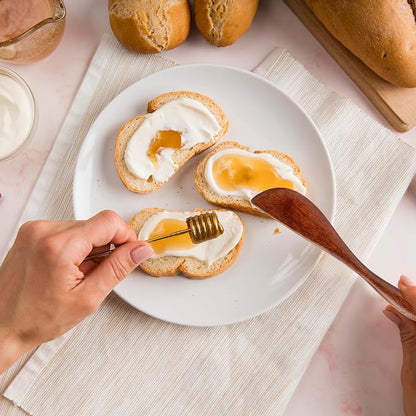Molain 4Pcs Wooden Butter Knife, Condiment Knives, 5.9 Inch | Wooden, Jelly - Image 5