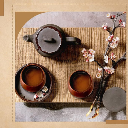 Gerrii 10 Pieces Wooden Tea Cup Wood Coffee Mug Water Japanese Solid Drinking - Image 4