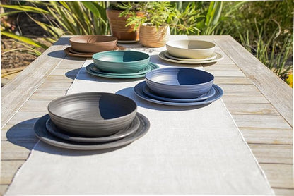 Matte Artisan 8'' Durable Planta Low Bowls, Shatter-Resistant and - Image 4