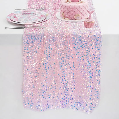 Pink Table Runner 12x72 Inches Table Decor - Image 9