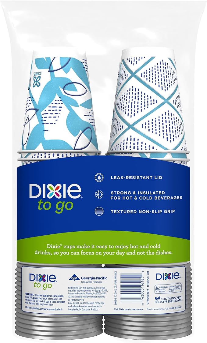 Dixie To Go Disposable Paper Cups - Image 2