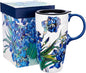 Topadorn 17oz Van Gogh Irises Ceramic Travel Mug by Topadorn