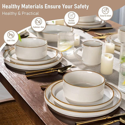 GBHOME Stoneware Dinnerware Sets - Image 6