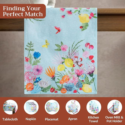 Maison d' Hermine Table Runner 100% Cotton 14.50" x 72" | Table Runners 72 - Image 4