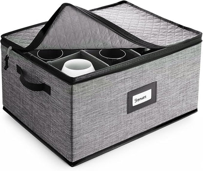Hearth & Harbor Wine Glass Storage Box by HearthHarbor