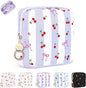 Period Bag for Teen Girls, Canvas Sanitary Napkin Storage Bag by PlaytotheExtreme