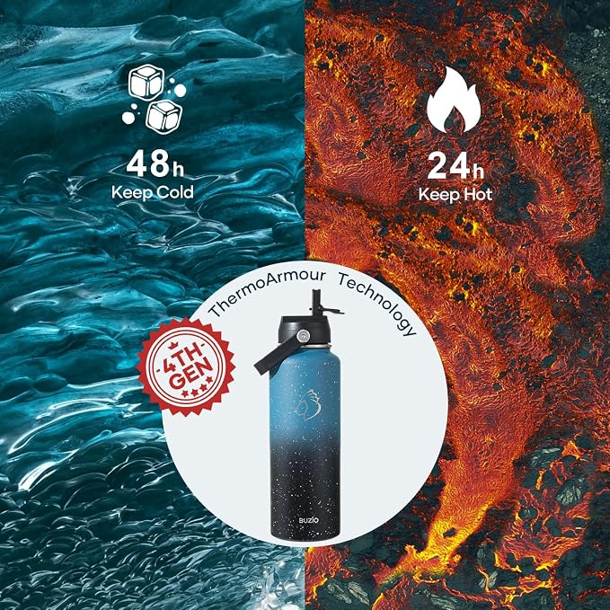 BUZIO Triple Wall Vacuum Water Bottle - Image 2