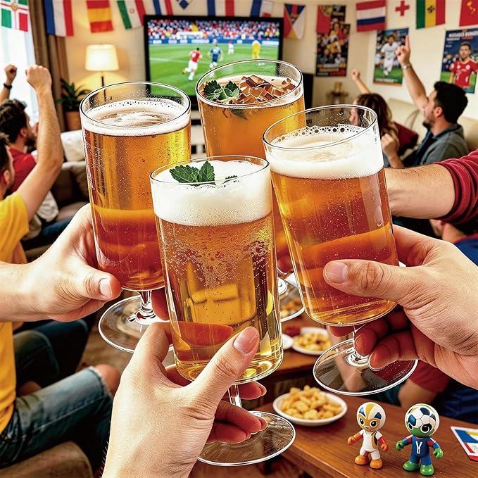 Ciaell 12 Pack Plastic Water Goblets - Image 5