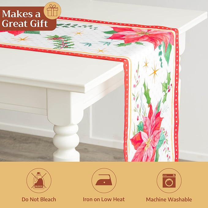 Maison d' Hermine Table Runner 100% Cotton 14.50" x 108" | Table Runners 108 - Image 5