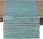 Saro Lifestyle Melaya Collection Shimmering Woven Nubby Table Runner by SaroLifestyle