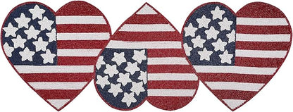 Independence Day 4th of July Patriotic Theme American Flag Table Runner by byHomeDecorativeProduct
