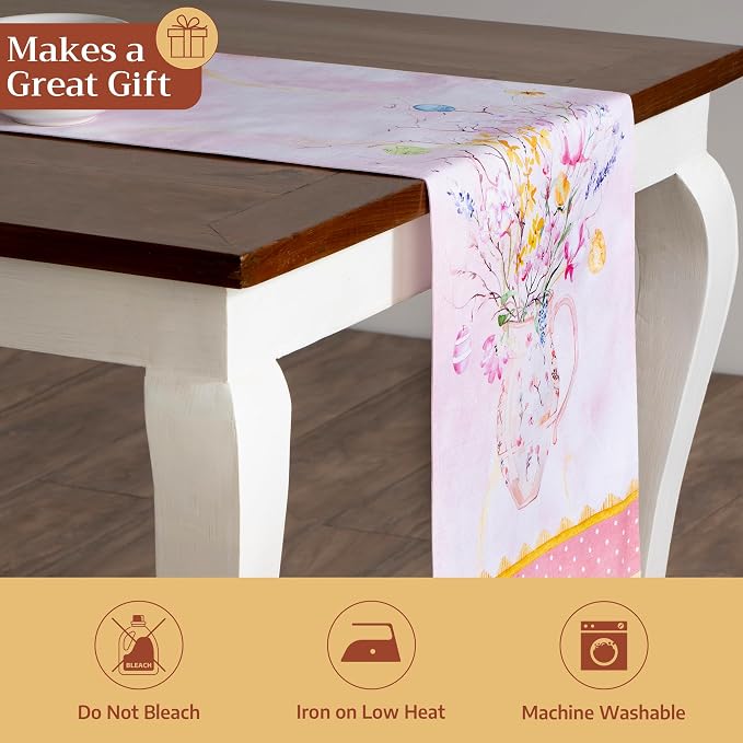 Maison d' Hermine Table Runner 100% Cotton 14.50" x 72" | Table Runners 72 - Image 5