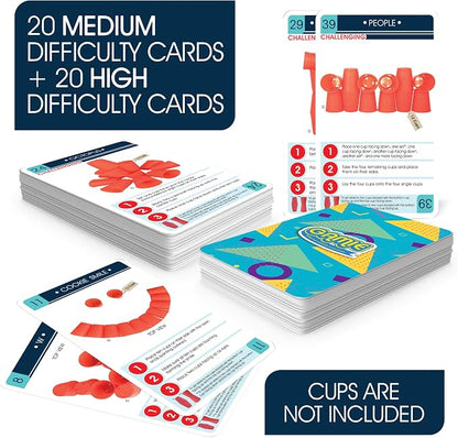 Gamie Challenge Cards for Stacking Cups Game - Image 2