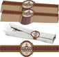 Cuban Wrapper Napkin Rings Tableware Wraps Bands Self Adhesive Paper Napkin by Gandeer