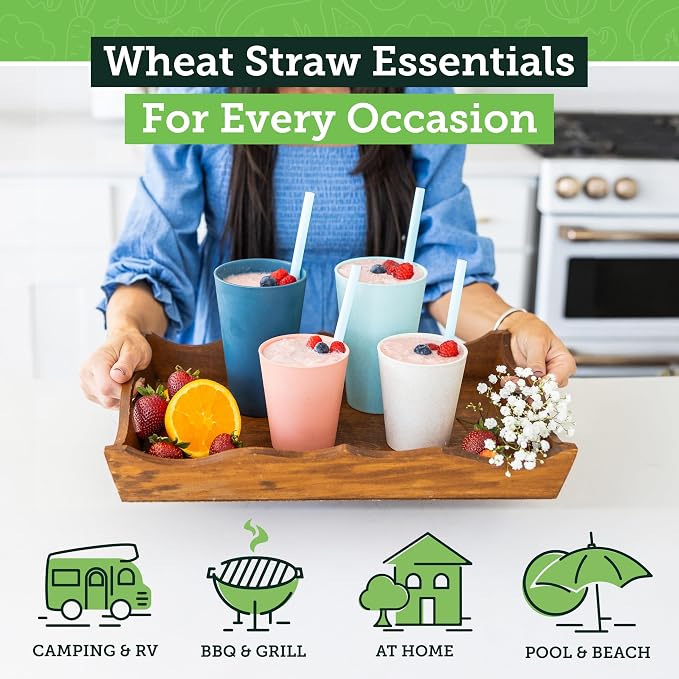 Grow Forward Premium Wheat Straw Cups - Image 2