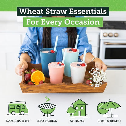 Grow Forward Premium Wheat Straw Cups - Image 2