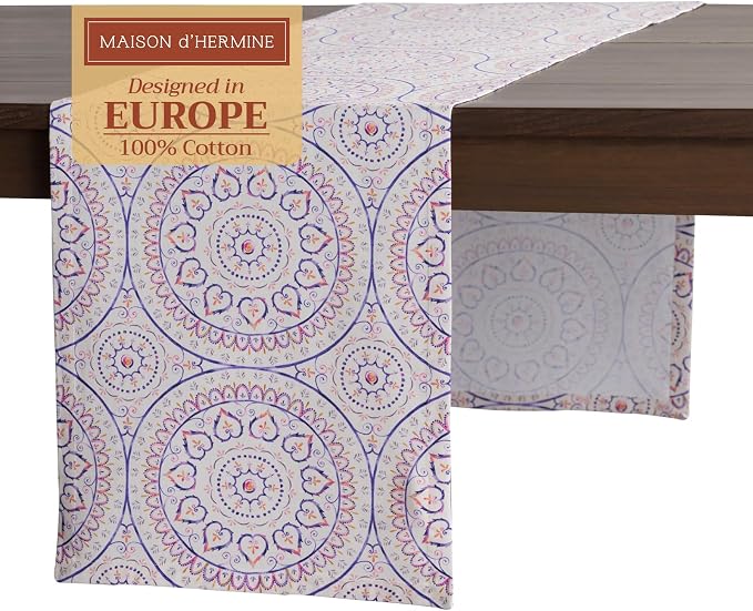 Maison d' Hermine Table Runner 100% Cotton 14.50" x 72" | Table Runners 72 by MaisondHermine