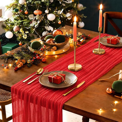 Cheesecloth Table Runner, 120 Inch 10 FT, 35x120 Inches Boho Rustic Cheesecloth - Image 7