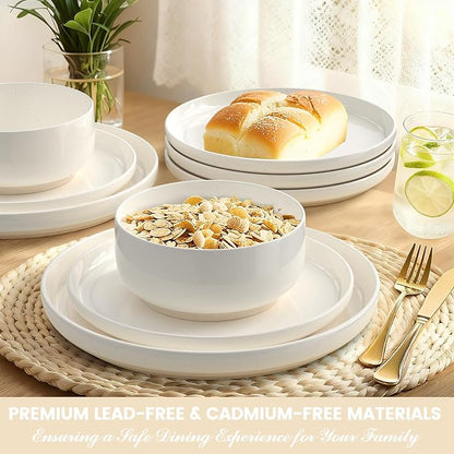 Plates and Bowls Sets, Scratch Resistant Dinnerware Sets - Image 4