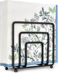 Napkin Holder for Table, Modern Metal Black Napkin Holders for Kitchen Dining by LAIHIFA