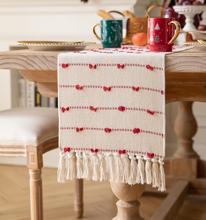 Caflife Christmas Table Runner 108 Inchs Long - Image 2