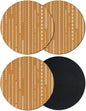 Vintage Simple Coasters Set of 4 Absorbent Coasters by Unknown