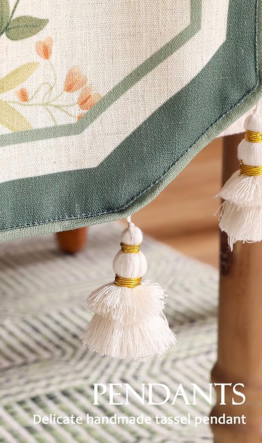 bilin gaier Designer Linen Small Table Runner, French Farmhouse Shabby Chic - Image 7