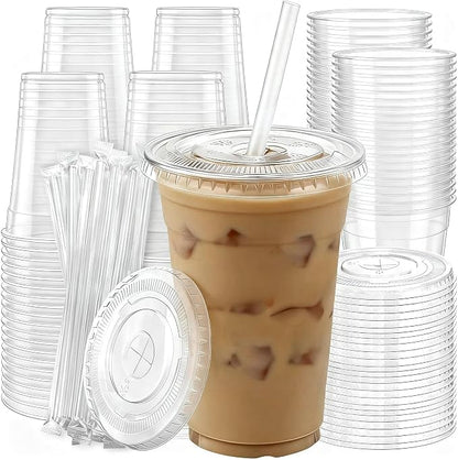 100 Pack 16 oz Plastic Cups by Unknown
