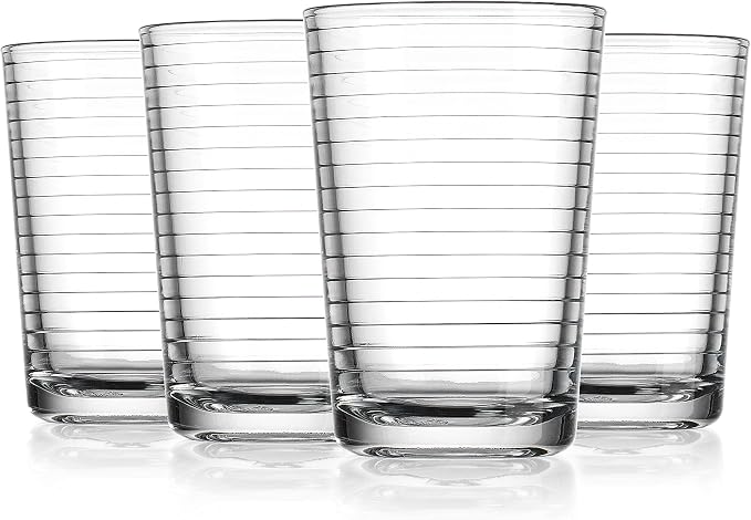 Juice Glasses 7 oz. Set Of 4 Glass Cups – By Home Essentials and Beyond – - Image 9