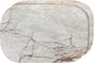 Dainty Home Rose Gold Marble Oval Cork Placemats - Heat Resistant, Non-Slip, Easy Clean for Elegant Dining - 12"x18" Set of 2 - Perfect for Stylish, Modern Homes
