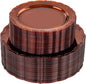 U-QE 100PCS Amber Plastic Plates by U-QE