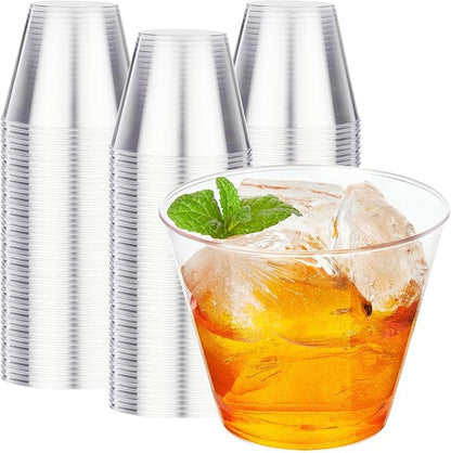 RACETOP 200 Pack 9 oz Clear Plastic Cups by RACETOP