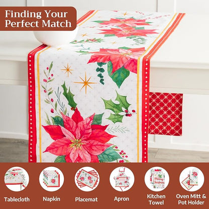 Maison d' Hermine Table Runner 100% Cotton 14.50" x 108" | Table Runners 108 - Image 4