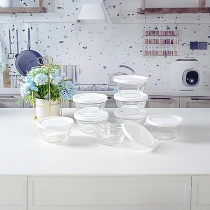 Le’raze 16pc Set of Small Glass Prep Bowls - Image 7