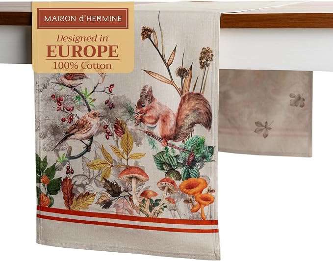 Maison d' Hermine Table Runner 100% Cotton 14.50" x 108" | Table Runners 108 by MaisondHermine