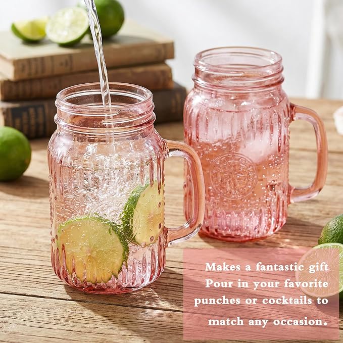 SUT Mason Jar Drinking Glasses - Image 2