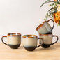 theterra Ceramic Coffee Mugs Set of 4, 12 oz Coffee Cups by TheTerra