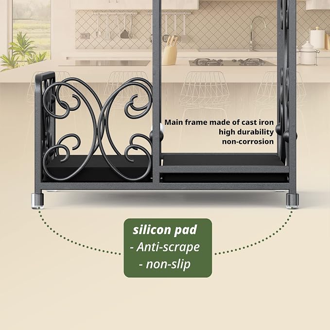 Napkin Holder with Salt and Pepper Caddy, Metal Table Dispenser | Dinner Napkins - Image 9