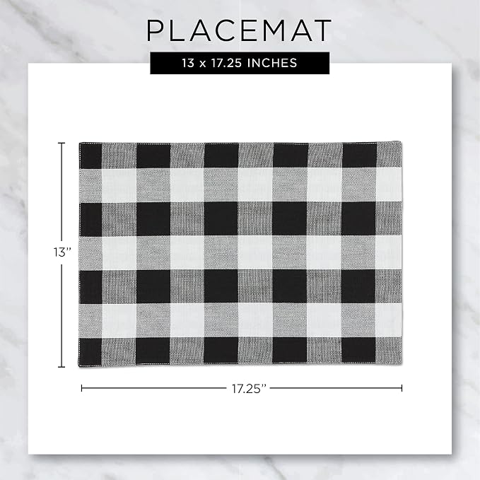 DII PVC Tabletop Collection Woven Indoor/Outdoor, Placemat Set, 6 Piece - Image 7